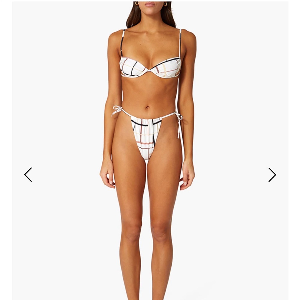 NWT Weworewhat Geo Lines Bikini